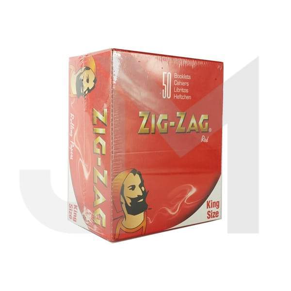 50 Zig-Zag Red King Size Rolling Papers £19.99
