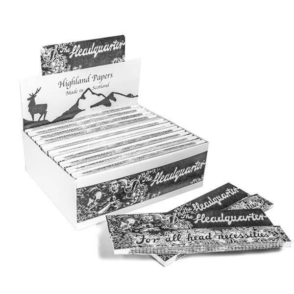 24 Highland Headquarters King Size Rolling Paper & Tips £29.99