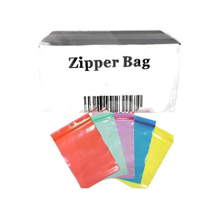 5 x Zipper Branded 40mm x 40mm Red Bags £23.99