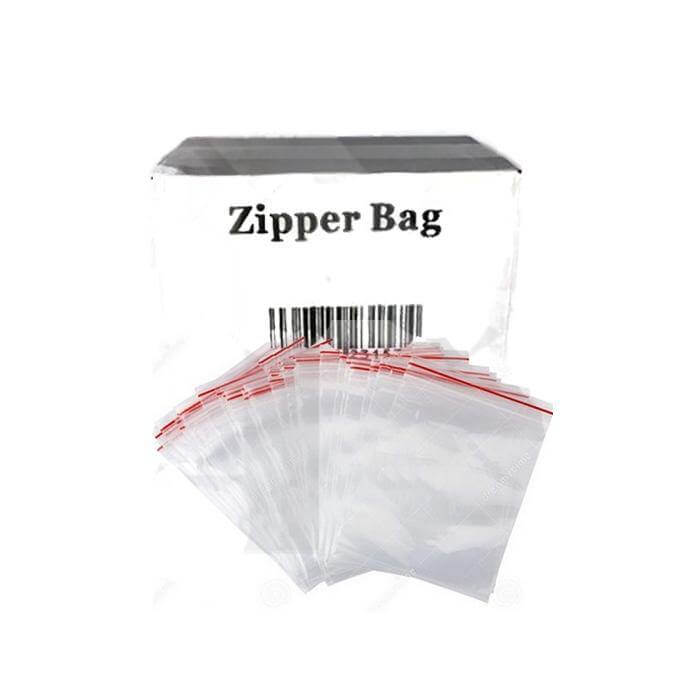 Zipper Branded 45mm x 50mm Clear Bags £5.99