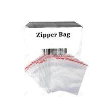 Load image into Gallery viewer, Zipper Branded 45mm x 50mm Clear Bags £5.99
